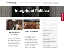 Tablet Screenshot of integridadpolitica.com